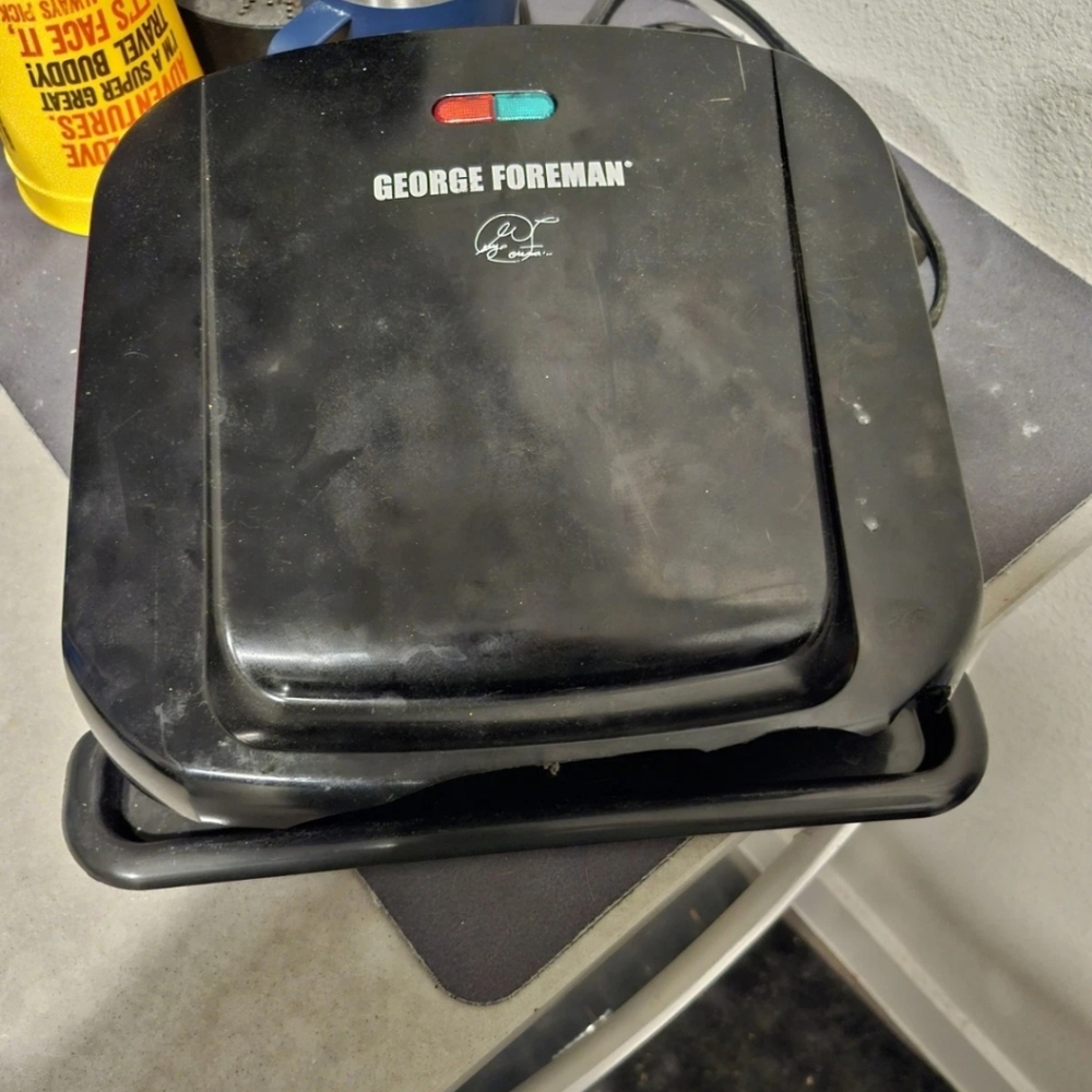 George Foreman GRP1060B 4 Serving Removable Plate Grill - Black